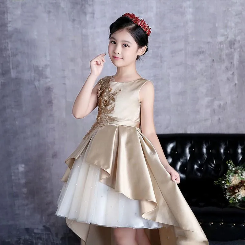 Mädchen Kleid Kinder Kleider Kleine Prinzessin Blume Mädchen Kleid Lange Hochzeit Kleid Kinder Weihnachten Party Kleidung