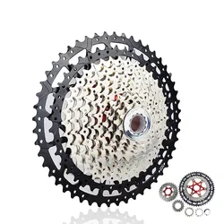 8 9 10 11 12 Speed Cassette 11-40/42/46/50/52T Wide Ratio Freewheel Mountain Bike MTB Bicycle Cassette Sprocket For Shimano Sram