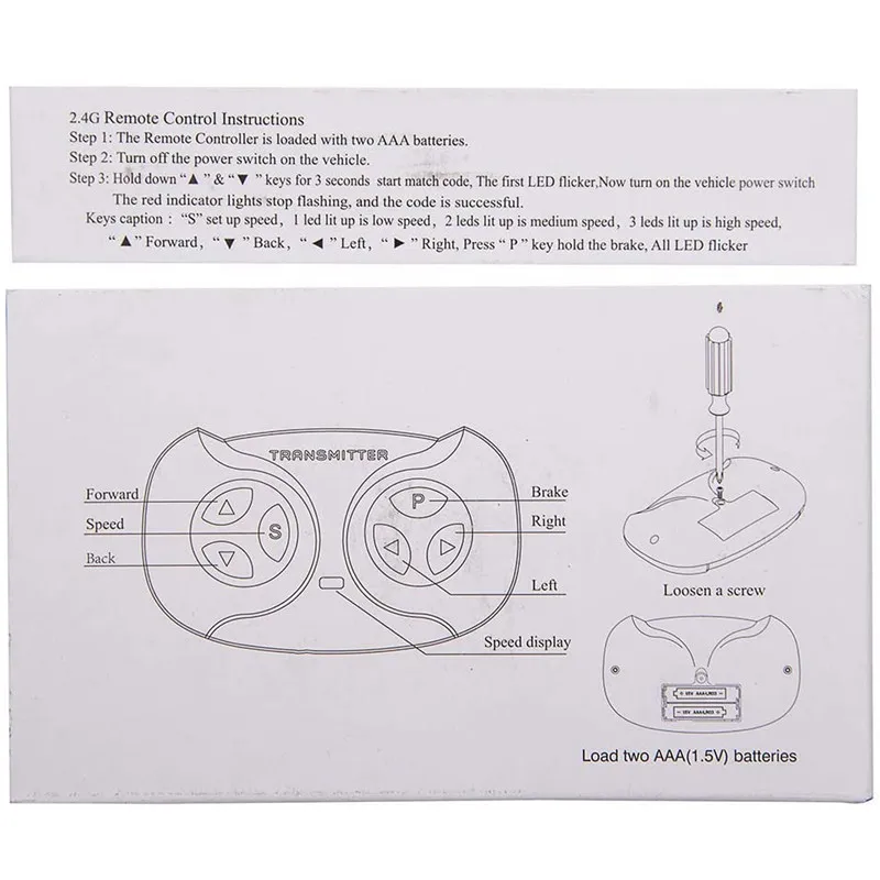 JR1922RXS 12V Kids Powered Ride on Car 2.4G Bluetooth Remote Control and Receiver  for Children Electric Car Replacement Parts