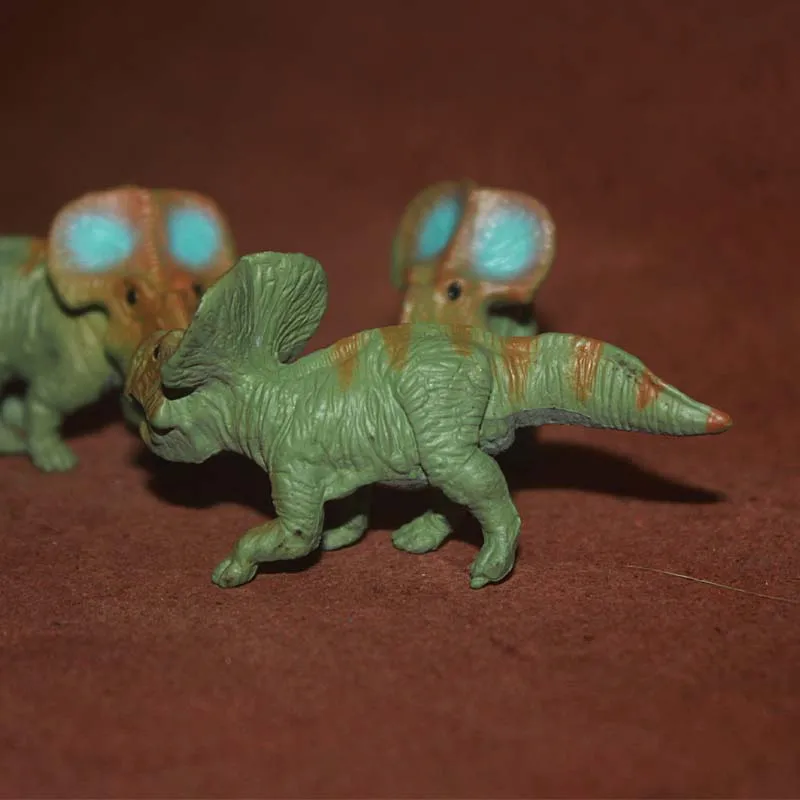 Simulation Wild Animal Dinosaur Model Jurassic Protoceratops Leptoceratops Fairy Garden Miniatures Action Figures Figurine Toys