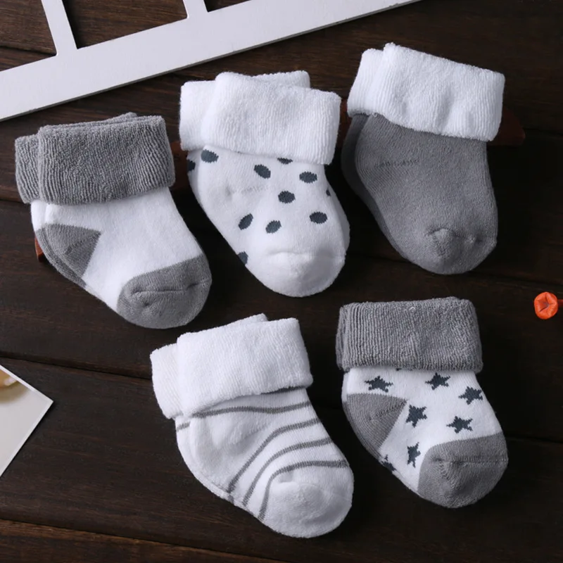 5Pcs/lot Infant Baby Socks Summer Baby Socks for Girls Cotton Newborn Boy Toddler Socks Baby Clothes Accessories