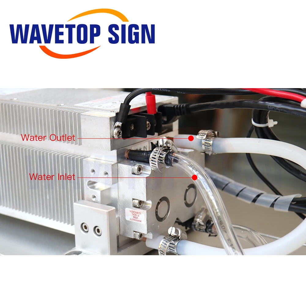 Wavtopsign-máquina de marcado láser Co2 de escritorio, 60w, juego de cabezal Galvo de 16 aperturas, 5x expansor de haz, área de marcado 110x110mm