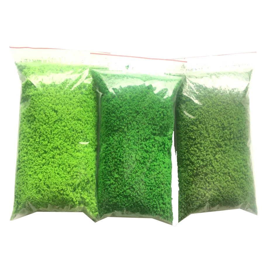 150G/LOT 2018 New Architectural Model Making Sponge MIXED GREEN Building Landscape And Model Tree Powder