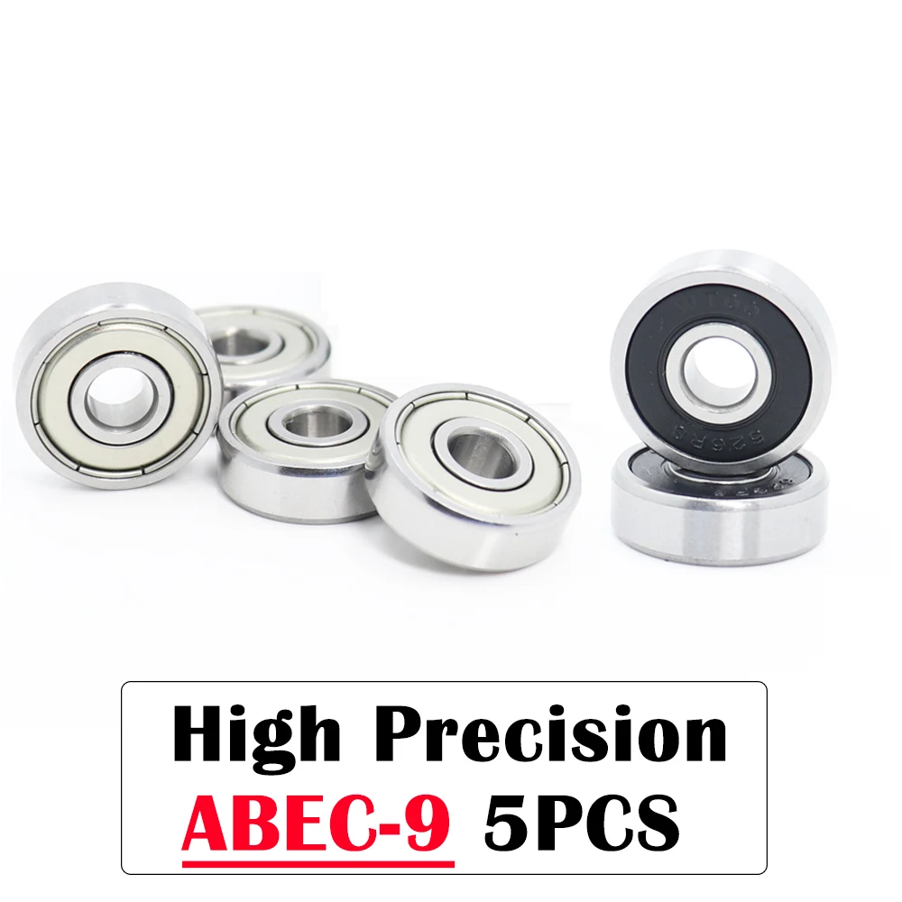 626ZZ/RS Bearing ABEC-9 6*19*6 mm ( 5 PCS ) Miniature 626Z 626-2RS Ball Bearings 626 ZZ RS High Quality