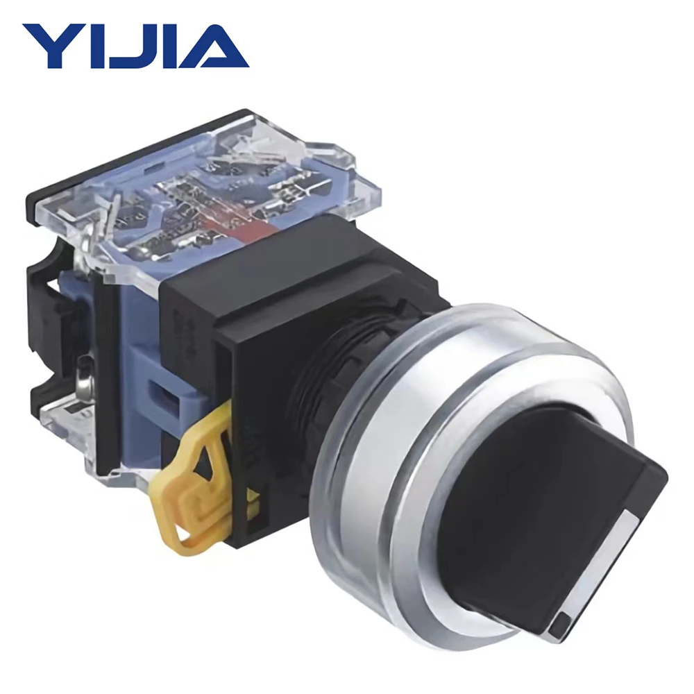 Yijia LA38A-11X 30mm 2 Positions Maintained Self-Recovery Push Button Switch