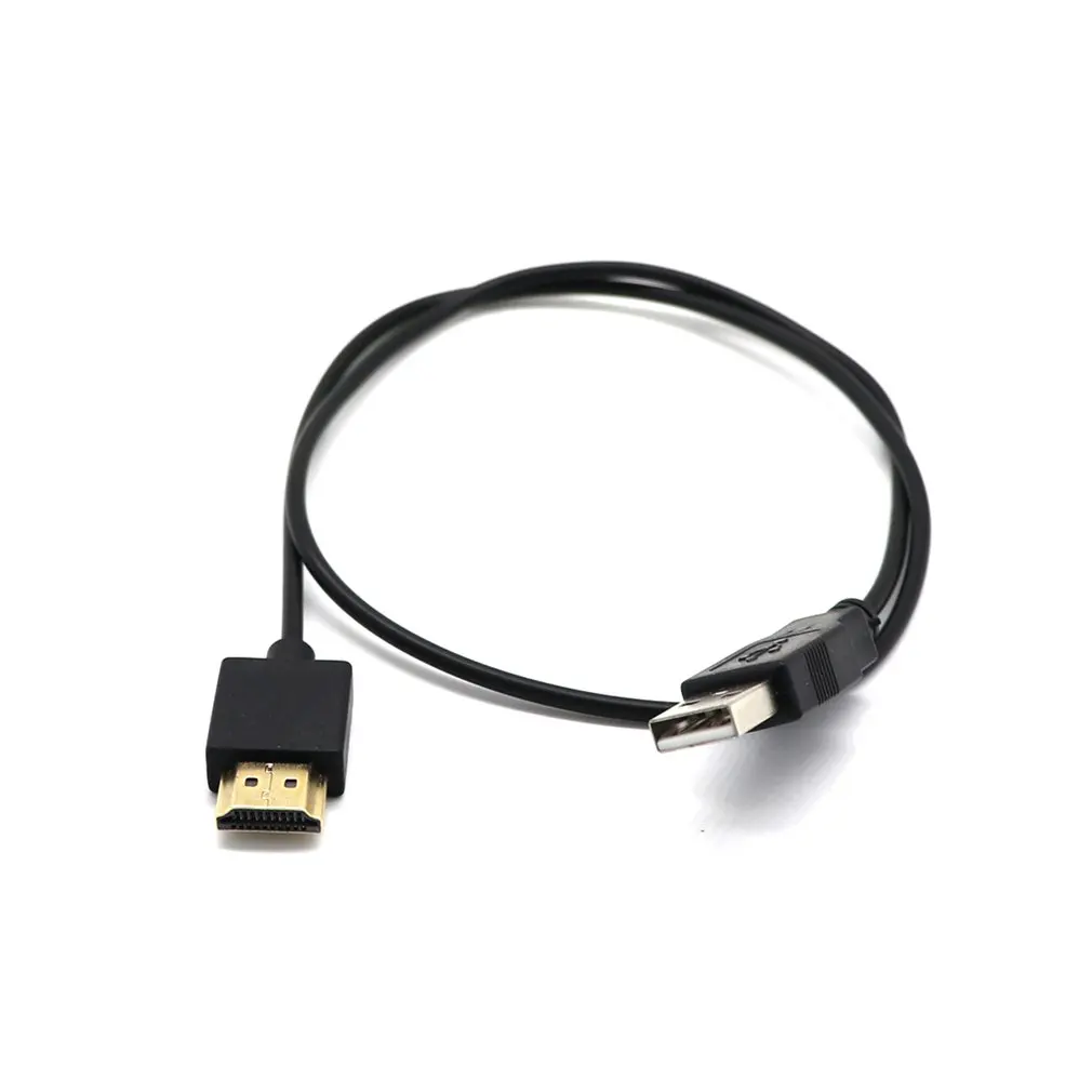 وصلة HDMI متوافقة من الذكور إلى الإناث مع كابل شاحن USB 2.0 موسع محول spلتر
