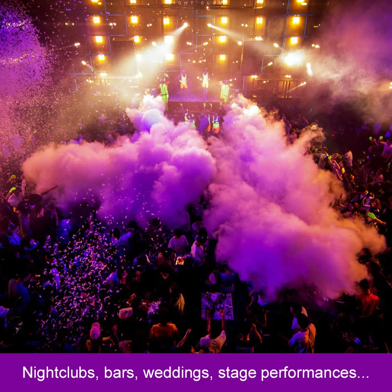 1500w Fog Smoke Machine Stage Fog Machine Disinfection Machine Disco Stage Party Wedding DJ Color Light Effect Light