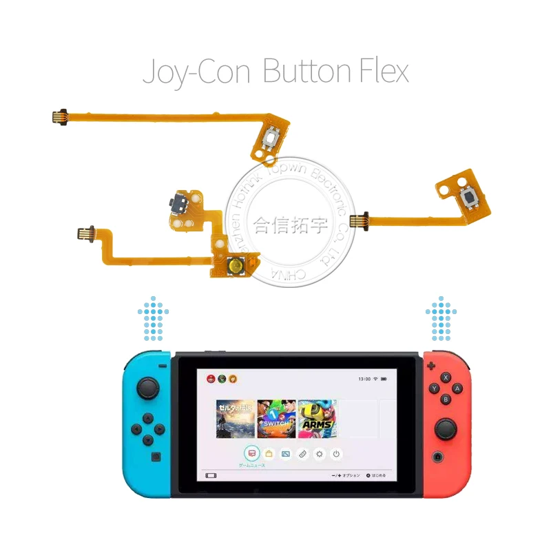 HOTHINK ZL ZR JCL-SEL Left Trigger Button Flex Cable for Nintendo Switch Joy-con Right Left Key Flat FFC for NS