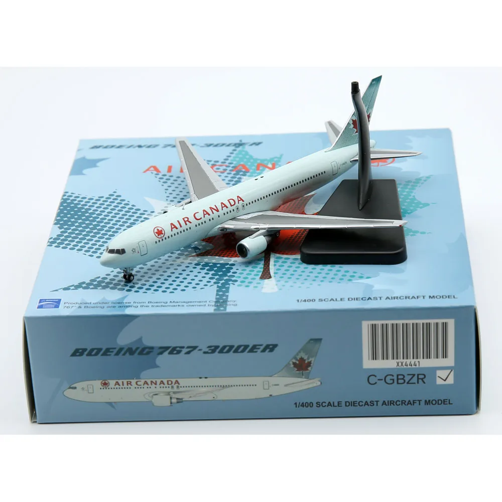 

1:400 Alloy Collectible Plane Gift JC Wings XX4441 Air Canada "Star Alliance" Boeing B767-300ER Diecast Aircraft Model C-GBZR