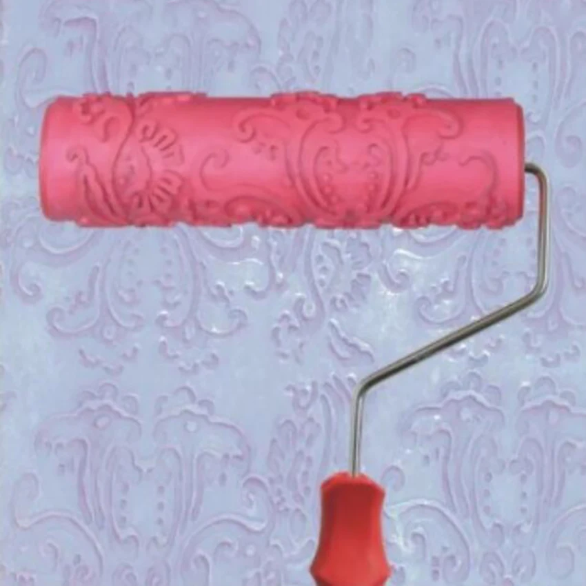 7 Inch Textuur Verf Embossing Roller Diatomeeën Modder Gereedschap Kunst Verf Gereedschap Textuur Muur Membraan Embossing Roller Wanddecoratie