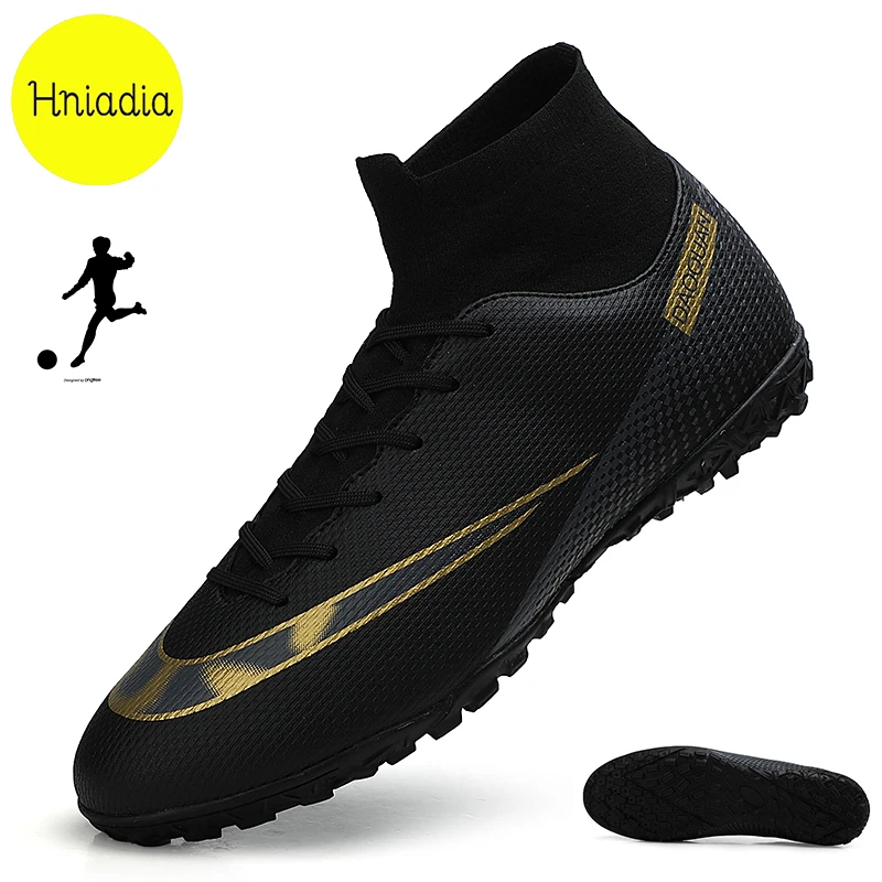 

Hniadia Same as Messi Chuteira Campo Professional Football Shoes High Quality Football Boots TF/FG Assassin Series Soccer Shoes