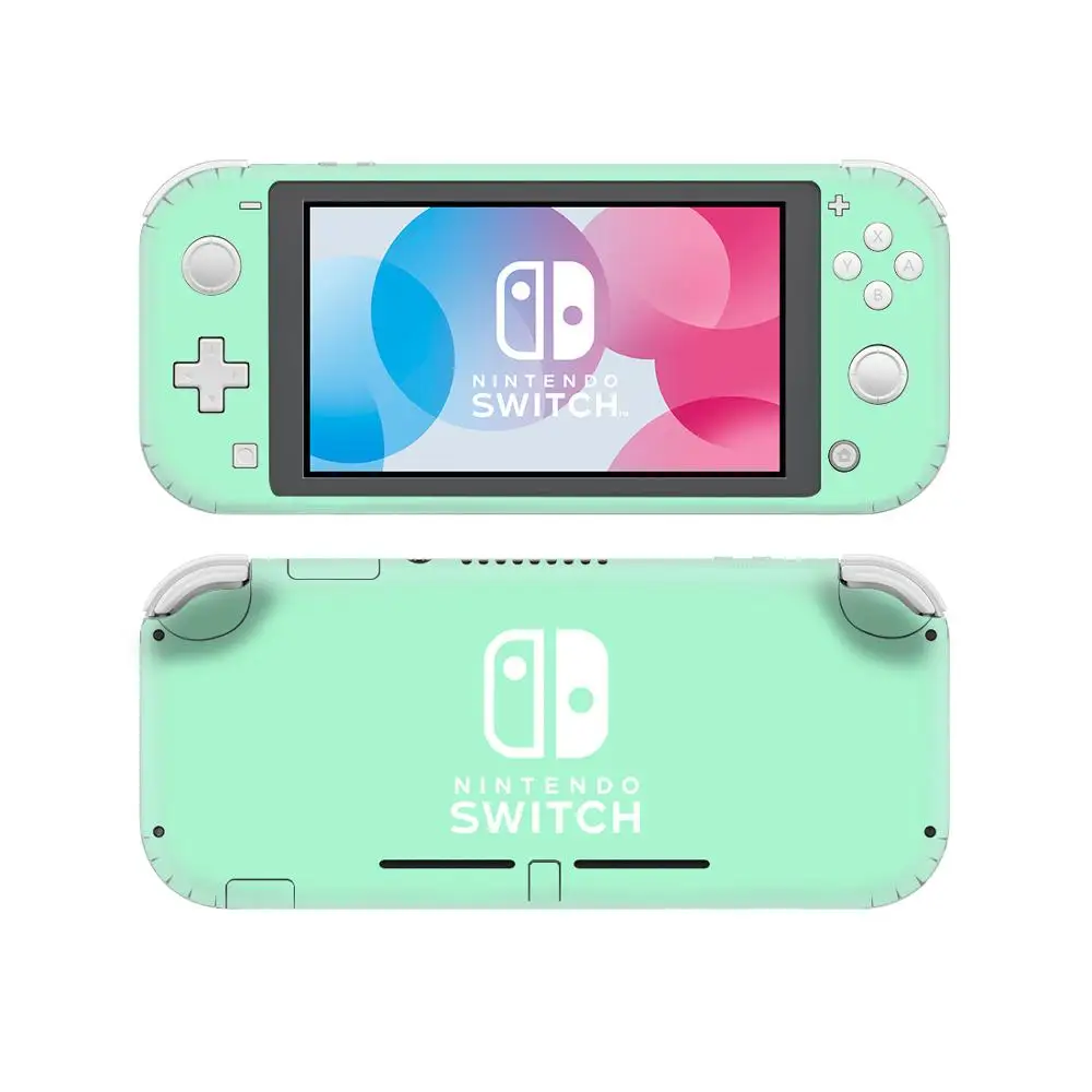 Autocollants de protection violet pur pour console Nintendo Switch Lite, peau d\'écran en vinyle, documents, NS