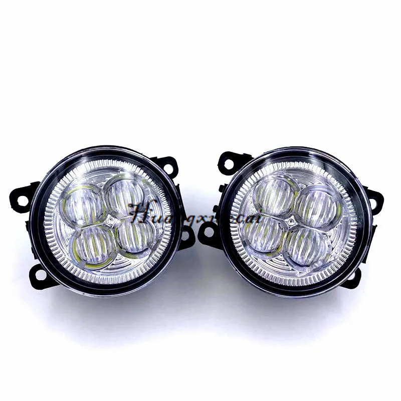 Fog Lamp Assembly angel eyes Fog Light For Renault Logan Sandero Stepway 2004-2015 Led Fog Lights 30W 1set