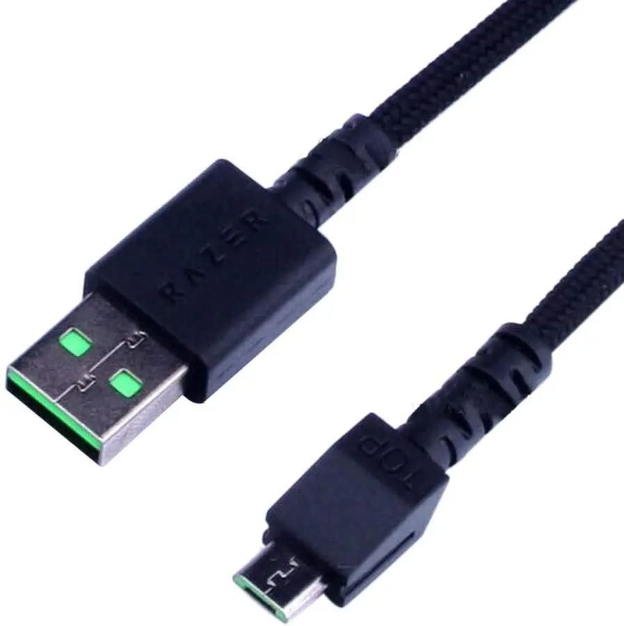 Cable de carga USB de 1,9 m/6 pies para Razer Basilisk y Razer Viper Ultimate Hyperspeed, ratón inalámbrico más ligero para juegos