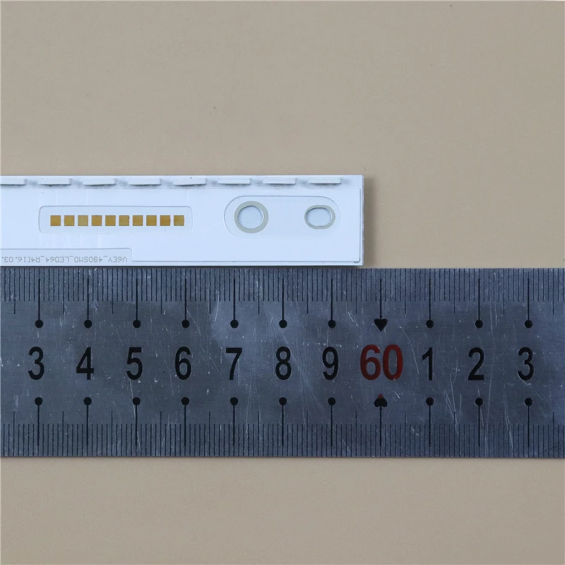 LED Array Bars Für Samsung HG49EF690 UA49K5500 Led-hintergrundbeleuchtung Streifen Matrix LED Lampen Objektiv Bands V6EY_490SM0_LED64_R4 LM41-00300A