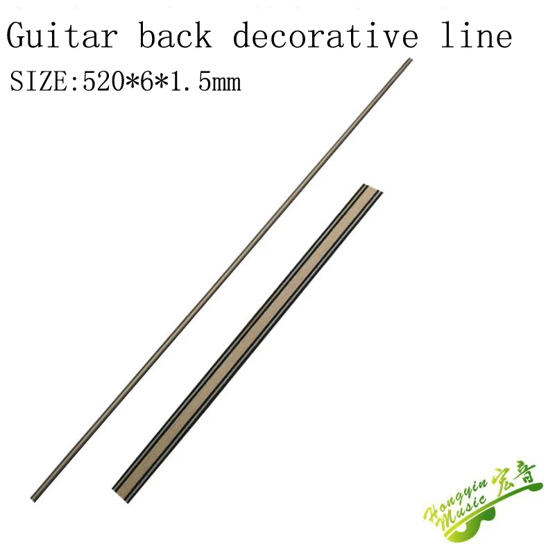 20 pcs mpale+bk+wh+bk  guitar Binding Inlay Body Project Purfling Strip Guitar Bass Ukulele  Accessories wood