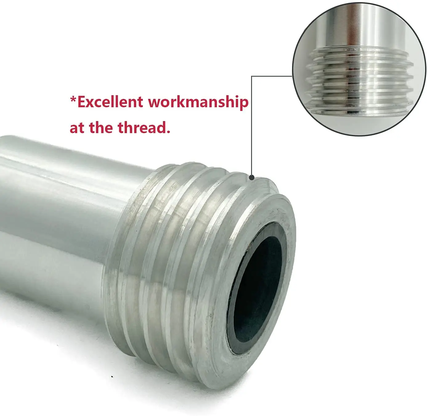 HOLDWIN Cao Cấp Sandblaster Vòi Phun 2 ''UNC Sợi Nhôm Áo Bo Carbide Phun Vòi Phun Lỗ 8/10Mm