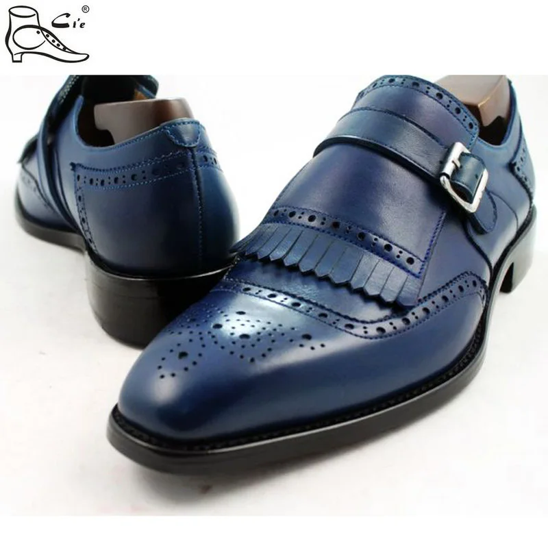 cie brogues tassels loafer with buckle full grain calf leather handmade men shoe Italian crafts men\'s leather shoe LOAFER49