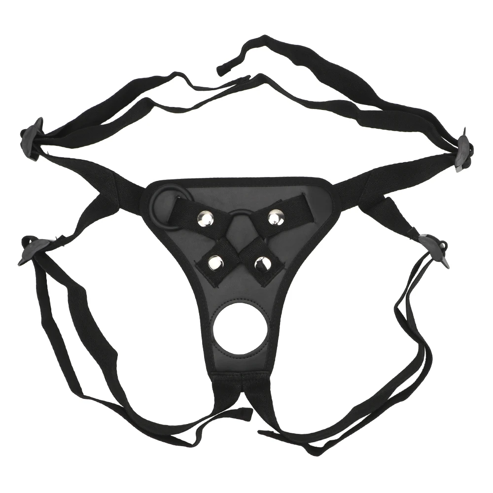 Strapon Realistic Dildo Pants Strap On Dildos Pants Wearable Penis Panties Adjustable Harness Belt With Rings Sex Shop