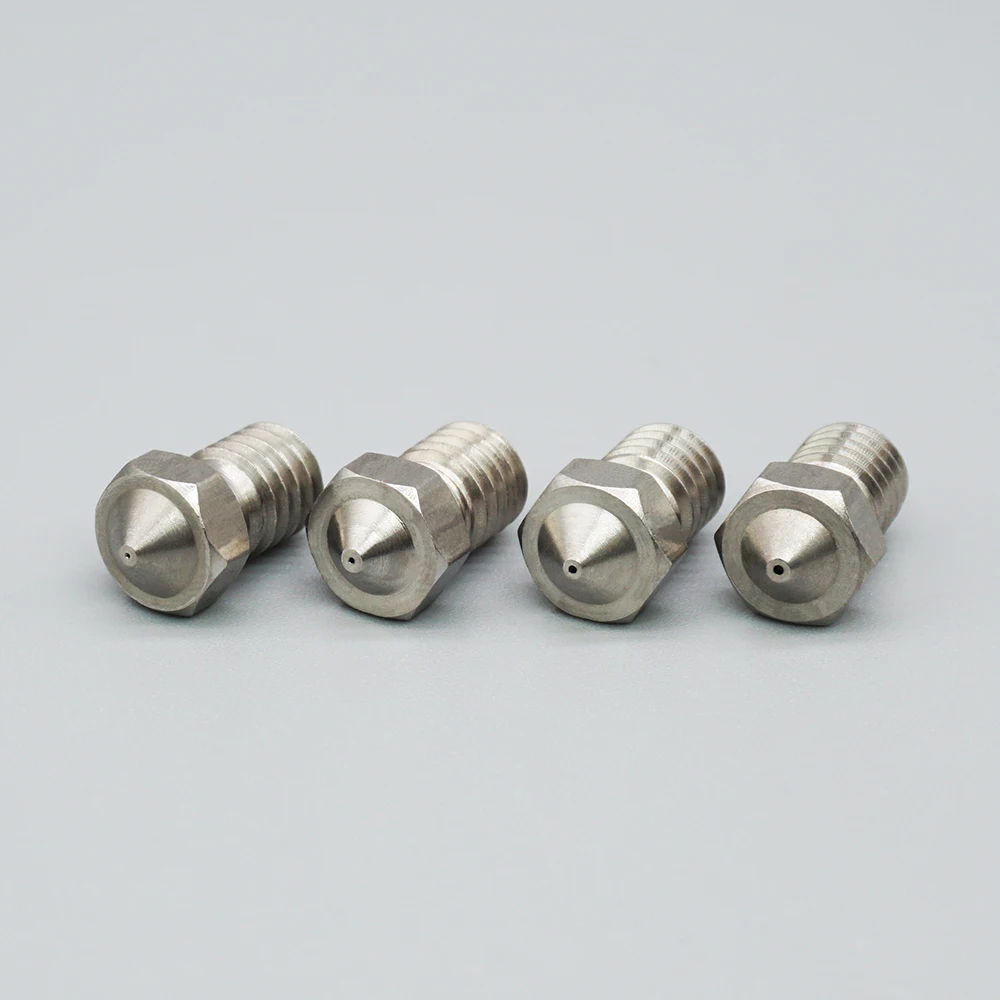 Stainless Steel 3D Printer E3D v6 nozzle Accessories Hot End v5 J-hend Parts 1.75mm Filament 0.2 0.3 0.4 0.5mm Nozzle