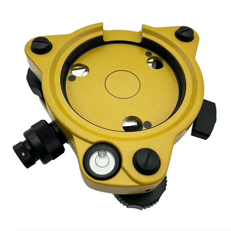 High quality yellow color Replacement Tribrach With Optical Plummet For survey Total Station