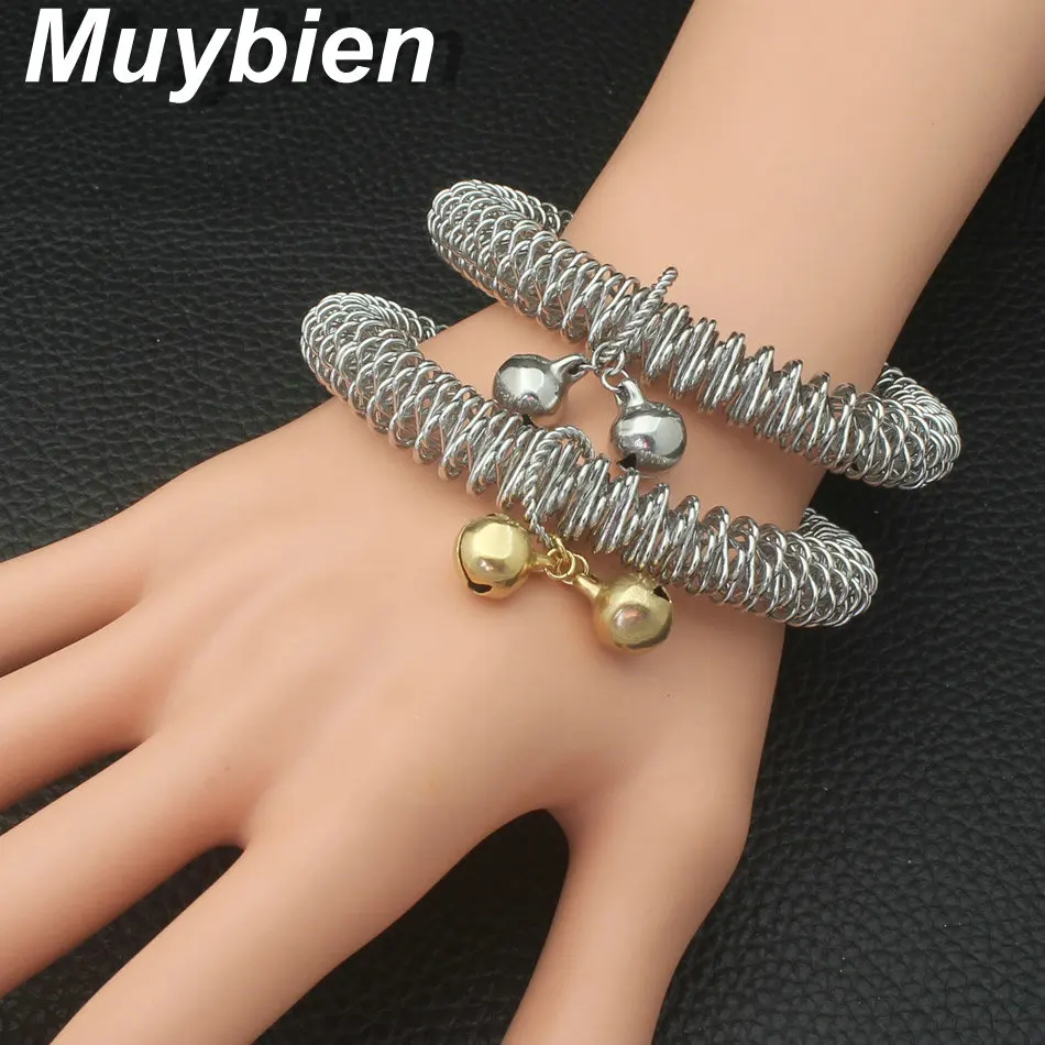 

Fashion Stainless Steel Jewelry Wire Spring Charm Bracelet Bangle High Quality Hot For Women BGGZAABG