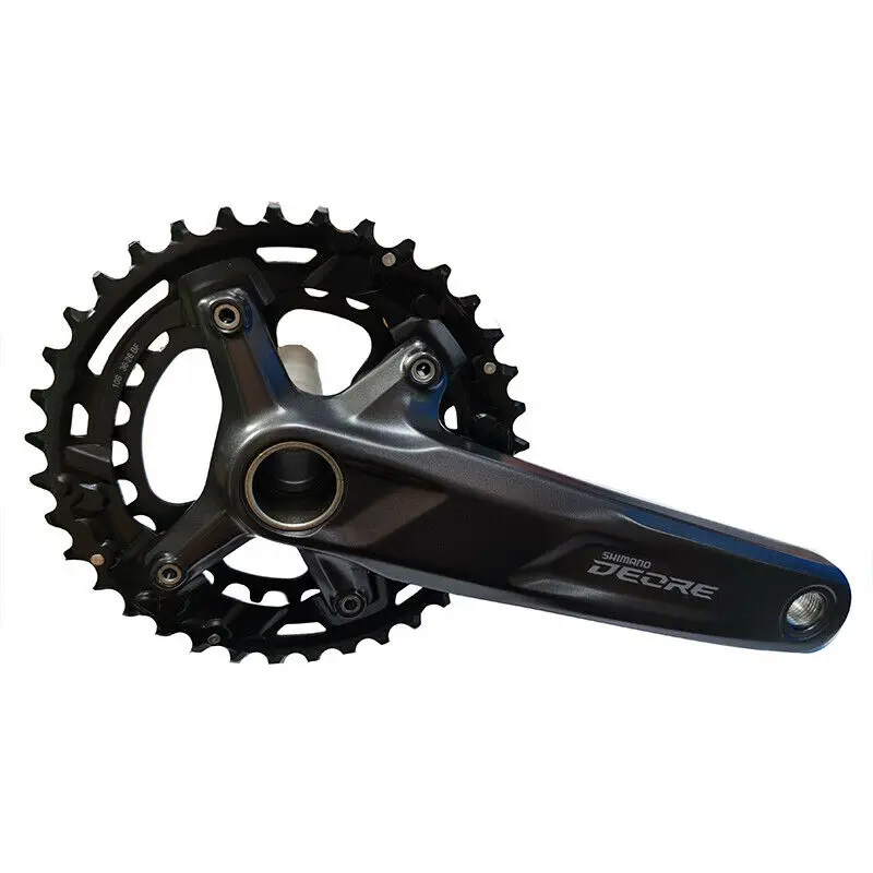 SHIMANO DEORE FC M4100 Crankset 170mm 36T-26T 2x10 Speed MTB Bicycle Wide Range Crank arm Chainring