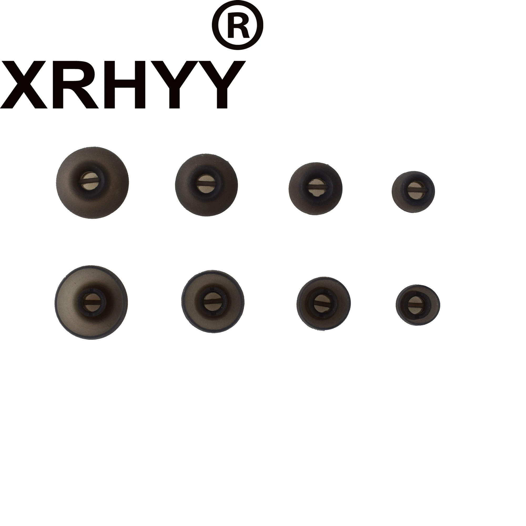 XRHYY XS/S/M/L 4 أحجام 4 زوج استبدال محولات الأذن في الأذن ياربود لينة سيليكون الأذن تلميح ل سنهيسر الزخم HD1 سماعة