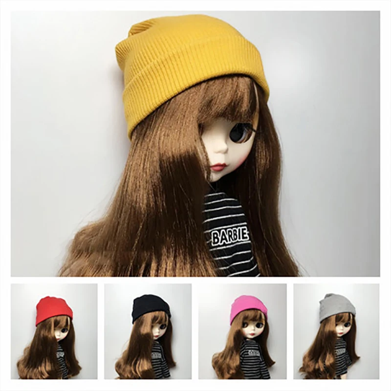 DLBell New arrival Blythe Doll Clothing Casual Knitted Hat for Blyth doll pullip Licca, Azone 1/6 dolls accessories