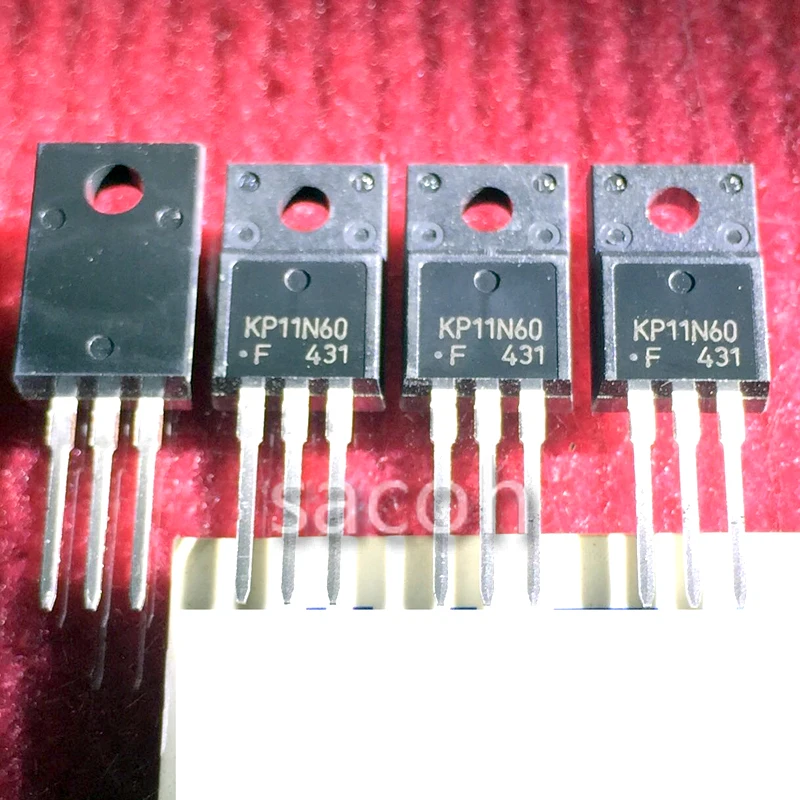 

Refurbished Original 10Pcs/Lot KP11N60 KP11N60F OR KP11N60D 11N60 OR KP10N14 OR KP15N14 TO-220F 11A 600V Power MOS Transistor