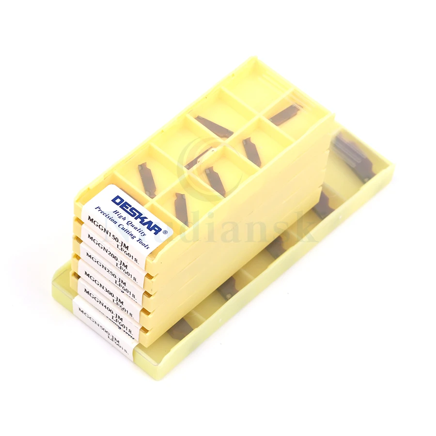10 Chiếc Xác Thực MGGN150-JM 200-JM 250-JM 300-JM 400-JM 500-JM LF6018 Chất Lượng Cao CNC Carbide Lắp Cắt Thép Không Gỉ Tốt