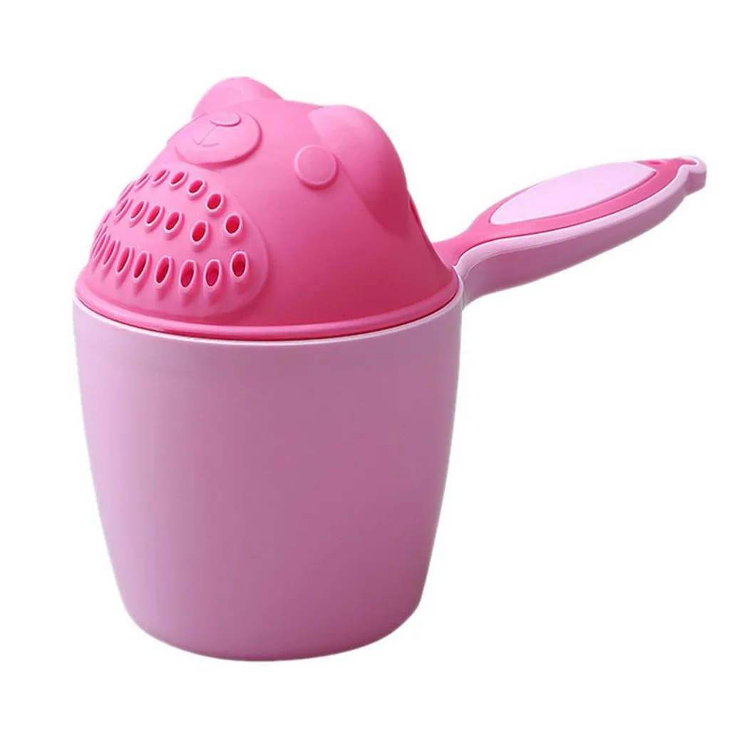 Baby Bath Waterfall Rinser Kids Shampoo Rinse Cup Bath Shower Washing Head Children Bathing Baby Shower Spoons Child Washing