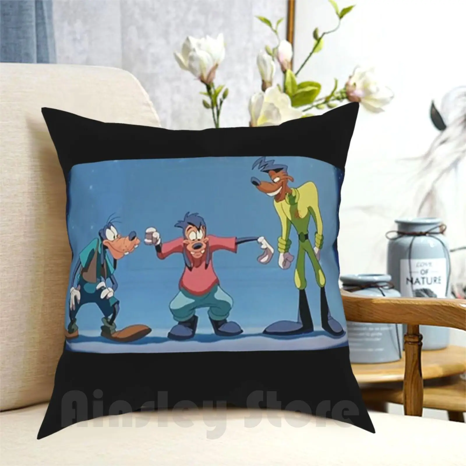 A Movie-Cartoon Classic Pillow Case Printed Home Soft DIY Pillow cover Movie A Movie Movies Eye Classic Old Track Dance