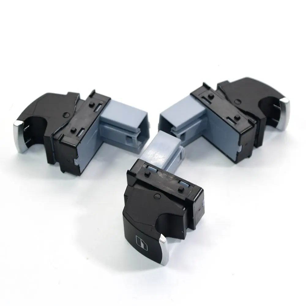 6 Pcs Chrome Headlight switch Without folding mirror switch For VW Golf MK5 Rabbit  Tiguan Passes B6 B7 CC 5ND941431B 5ND959565B