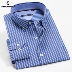 7XL 8XL 9XL 10XL 12XL Men's Plaid Shirt Elegant Classic Business Casual Brand Clothing 100% Cotton Comfortable Long Sleeve Shirt