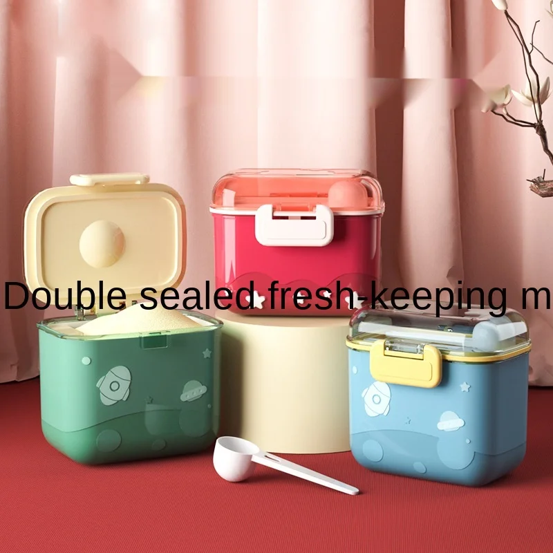 

New Infant Milk Powder Box Portable Outdoor Sub-Packing Storage Box Baby Large-Capacity Complementary Food Storage Tank LB953