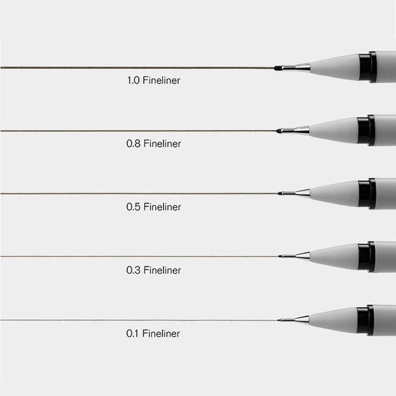 Winsor&Newton 0.05mm-1.0mm fineliner Pen drawing design Pen black Waterproof ink 1 piece