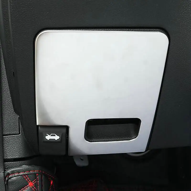 

SBTMY Stainless steel decorative patch for the front panel of the main driver's storage box For KIA Sportage R 2018 2019