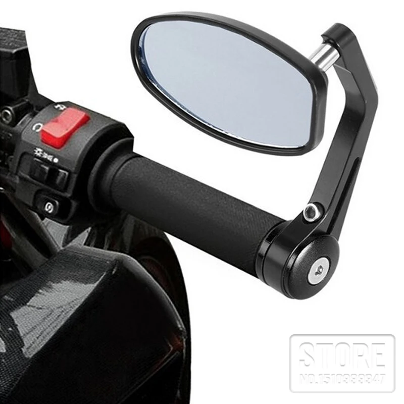 

Motorcycle mirrors bar end mirror Rear view Motor handlebar end mirror cafe racer retrovisor moto Motorcycle mirrors