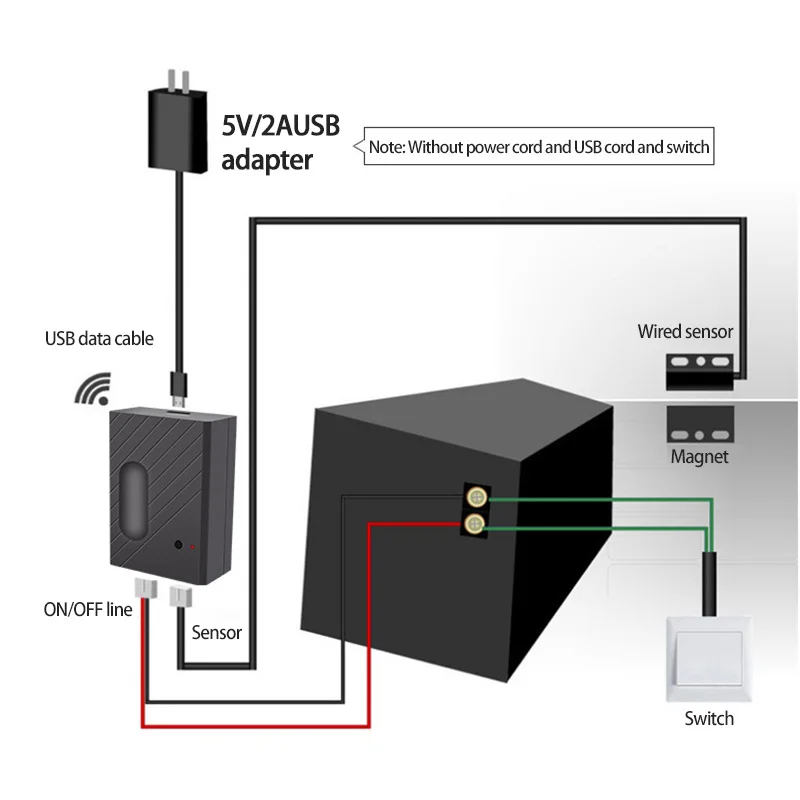 1/2PCS Opener Controller Supports Alexa Compatible Remote Control Timing Function Voice Control For Tuya