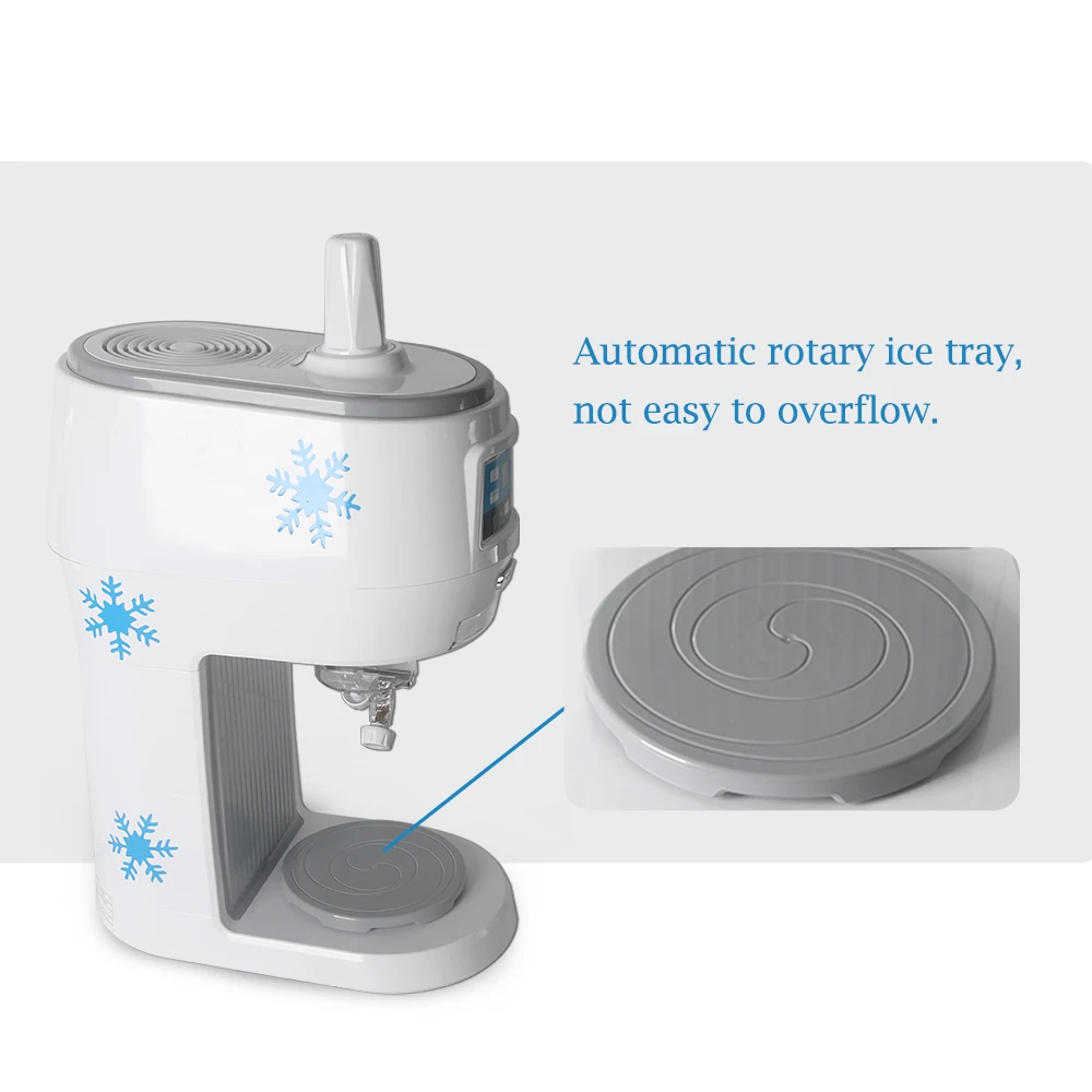ITOP macchina per cono di neve commerciale macchina per fiocchi di neve frantoio per rasatura del ghiaccio frullati elettrici creatore di fiocchi di neve 70kgs/h 110V 220V