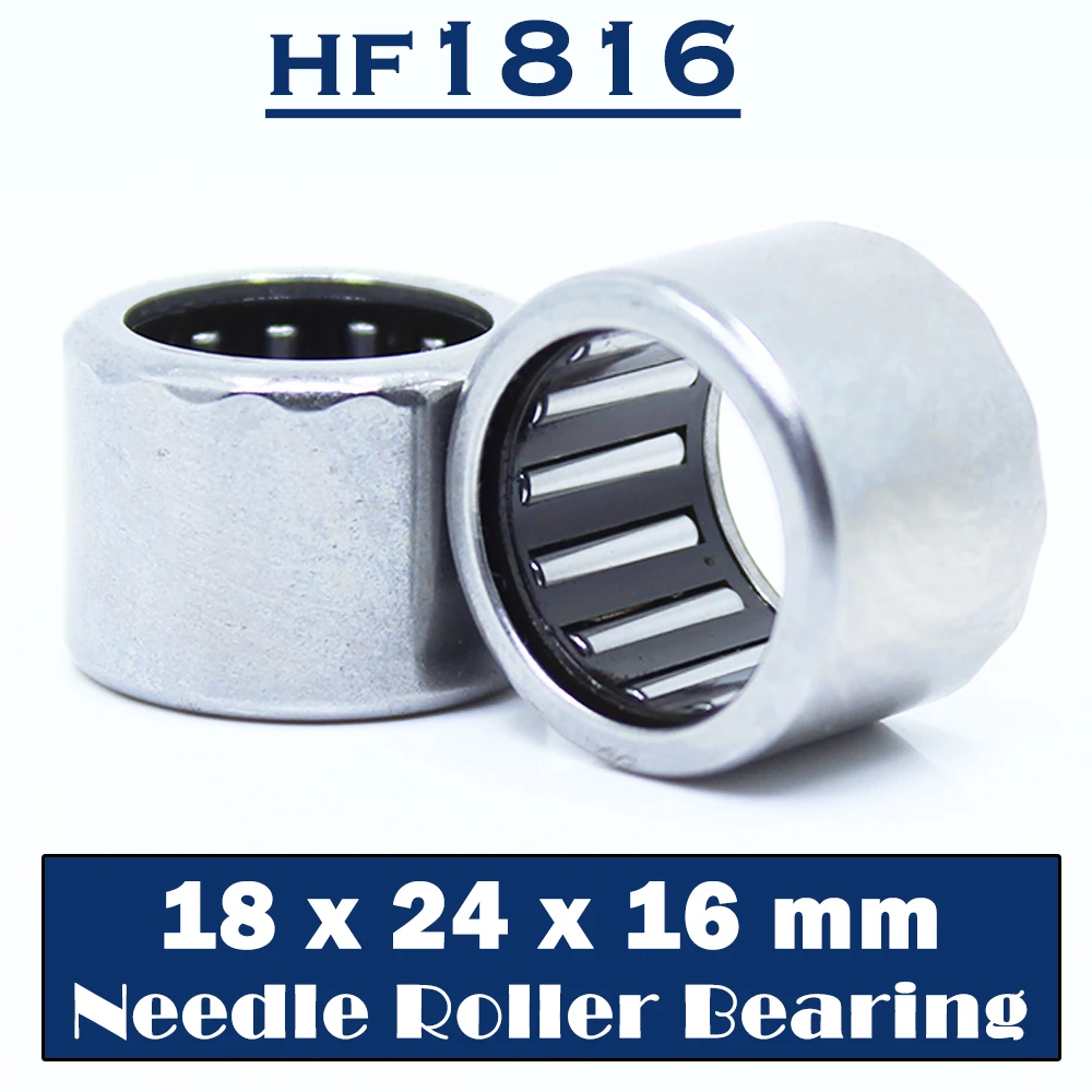 HF1816 Bearing 18*24*16 mm ( 10 PCS ) Drawn Cup Needle Roller Clutch HF182416 FC-18 Needle Bearing