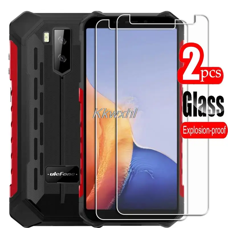 2PCS FOR Ulefone Armor X9 X5 Pro  High HD Tempered Glass Protective On ArmorX9 X5Pro Phone  Screen Protector Film