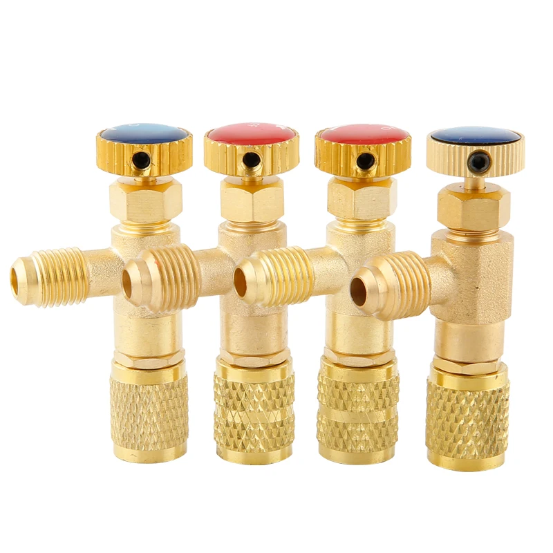 Air conditioning safety valve R410A, filling refrigerant medium valve, refrigeration tool R22, fluorine safety valve