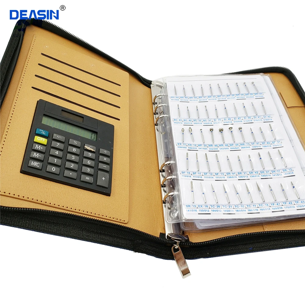 210 pcs Dental diamond bur book, 210 models diamond bur catalog dental material FG burs for Sample display