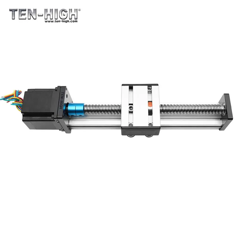 Linear table St ball screw T8 pitch 1,2, 4,8mm stroke 50-800mm Motor 42 linear slide linear modules for CNC router