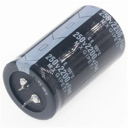 250V 2200UF 250V2200UF electrolytic capacitor 35*50 audio power amplifier 200v2200uf 35x50 2200uf200v horn straight plug aluminu