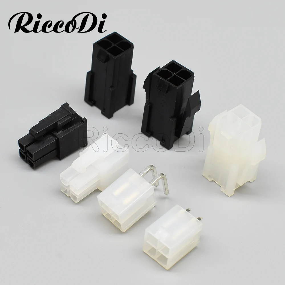 Juego de 10-50 5557 5559 5569 EPS ATX Housing Wafter 4,2mm Pitch macho hembra 2Row 4Pin Way Connector para computadora