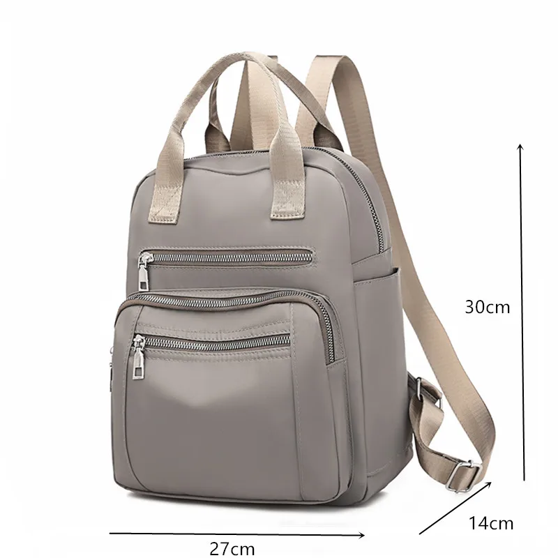 Vento Marea Frauen Rucksack 2020 Reise Casual Wasserdichte frauen Schulter Taschen Weibliche Große Kapazität Oxford Rucksack Schwarz Geldbörse