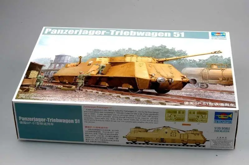 

Trumpeter 01516 1/35 PanzerJager Triebwagen 51 Plastic Model Kit